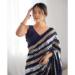 Picture of Marvelous Georgette Navy Blue Saree