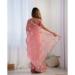 Picture of Marvelous Net Dark Salmon Saree