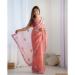 Picture of Marvelous Net Dark Salmon Saree