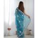 Picture of Ideal Net Midnight Blue Saree