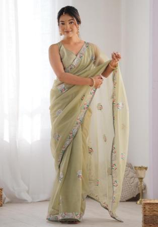 Picture of Sublime Net Grey Saree