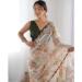 Picture of Wonderful Georgette Off White Saree