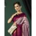 Picture of Exquisite Silk Thistle Saree