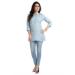 Picture of Alluring Rayon Light Steel Blue Kurtis & Tunic