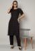 Picture of Radiant Rayon Black Kurtis & Tunic