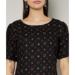 Picture of Radiant Rayon Black Kurtis & Tunic