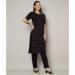 Picture of Radiant Rayon Black Kurtis & Tunic