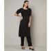 Picture of Superb Rayon Black Kurtis & Tunic