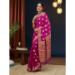 Picture of Beauteous Georgette Medium Violet Red Saree