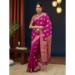 Picture of Beauteous Georgette Medium Violet Red Saree