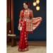 Picture of Good Looking Georgette Crimson Saree