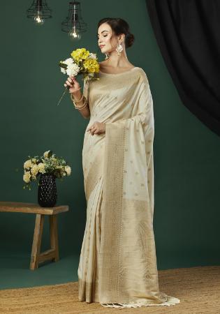 Picture of Enticing Chiffon Silver Saree