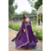 Picture of Graceful Georgette Purple Readymade Gown