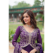 Picture of Graceful Georgette Purple Readymade Gown