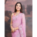 Picture of Comely Organza Pink Saree