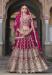 Picture of Graceful Net Rosy Brown Lehenga Choli