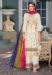 Picture of Sublime Chiffon Beige Straight Cut Salwar Kameez