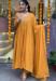 Picture of Pretty Chiffon Golden Rod Readymade Salwar Kameez