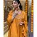 Picture of Pretty Chiffon Golden Rod Readymade Salwar Kameez