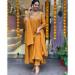 Picture of Pretty Chiffon Golden Rod Readymade Salwar Kameez