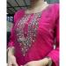 Picture of Good Looking Chiffon Deep Pink Readymade Salwar Kameez