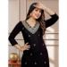 Picture of Fascinating Chiffon Black Readymade Salwar Kameez