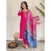 Picture of Graceful Cotton Crimson Readymade Salwar Kameez