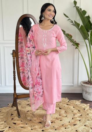 Picture of Graceful Cotton Light Coral Readymade Salwar Kameez