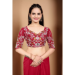 Picture of Wonderful Silk Dark Red Saree