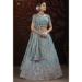 Picture of Pleasing Chiffon Slate Grey Lehenga Choli