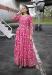 Picture of Appealing Georgette Pale Violet Red Readymade Gown