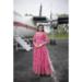 Picture of Appealing Georgette Pale Violet Red Readymade Gown