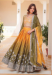 Picture of Grand Chiffon Golden Rod Readymade Lehenga Choli