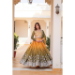 Picture of Grand Chiffon Golden Rod Readymade Lehenga Choli