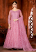 Picture of Georgette & Net Pale Violet Red Anarkali Salwar Kameez