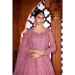 Picture of Georgette & Net Pale Violet Red Anarkali Salwar Kameez