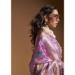 Picture of Shapely Satin Pale Violet Red Saree