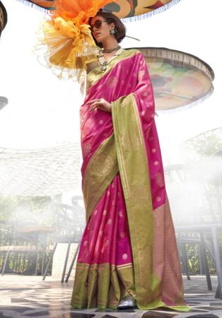 Picture of Alluring Cotton Pink Saree