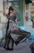 Picture of Amazing Crepe & Satin Dark Slate Grey Saree