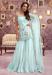 Picture of Georgette Light Steel Blue Readymade Salwar Kameez