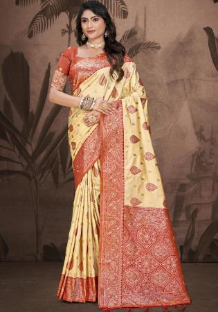 Picture of Taking Silk Wheat Saree