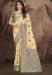 Picture of Superb Silk Pale Golden Rod Saree