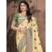 Picture of Superb Silk Pale Golden Rod Saree