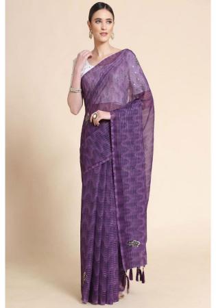 Picture of Taking Georgette Purple Saree