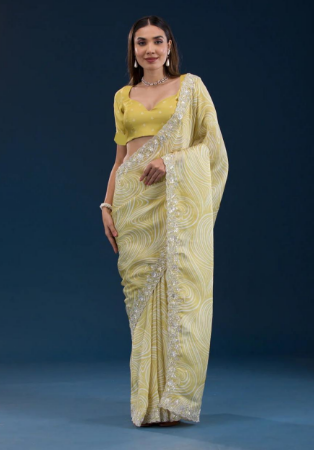 Picture of Splendid Georgette Tan Saree