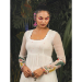 Picture of Ideal Georgette White Anarkali Salwar Kameez