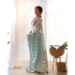 Picture of Comely Silk & Organza Grey Saree