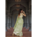 Picture of Beauteous Linen Dark Sea Green Saree