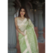 Picture of Beauteous Linen Dark Sea Green Saree