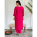 Picture of Rayon & Silk Crimson Readymade Salwar Kameez